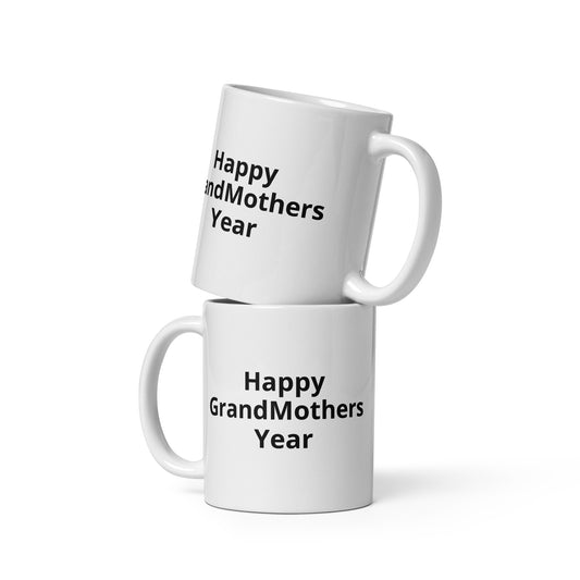 HGMY. Black on White glossy mug